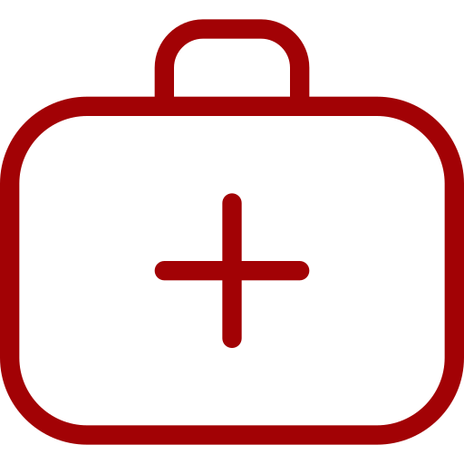 médico Maleta de primeiros socorros