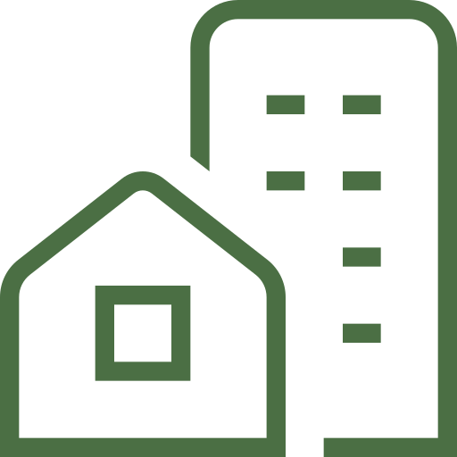 construcao-de-casas ícone de casas e prédios
